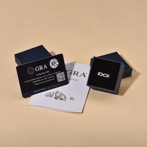 Women's Moissanite Wedding Band VVS1 Lab Created Diamond Rings Stackable - Picture 6 of 7